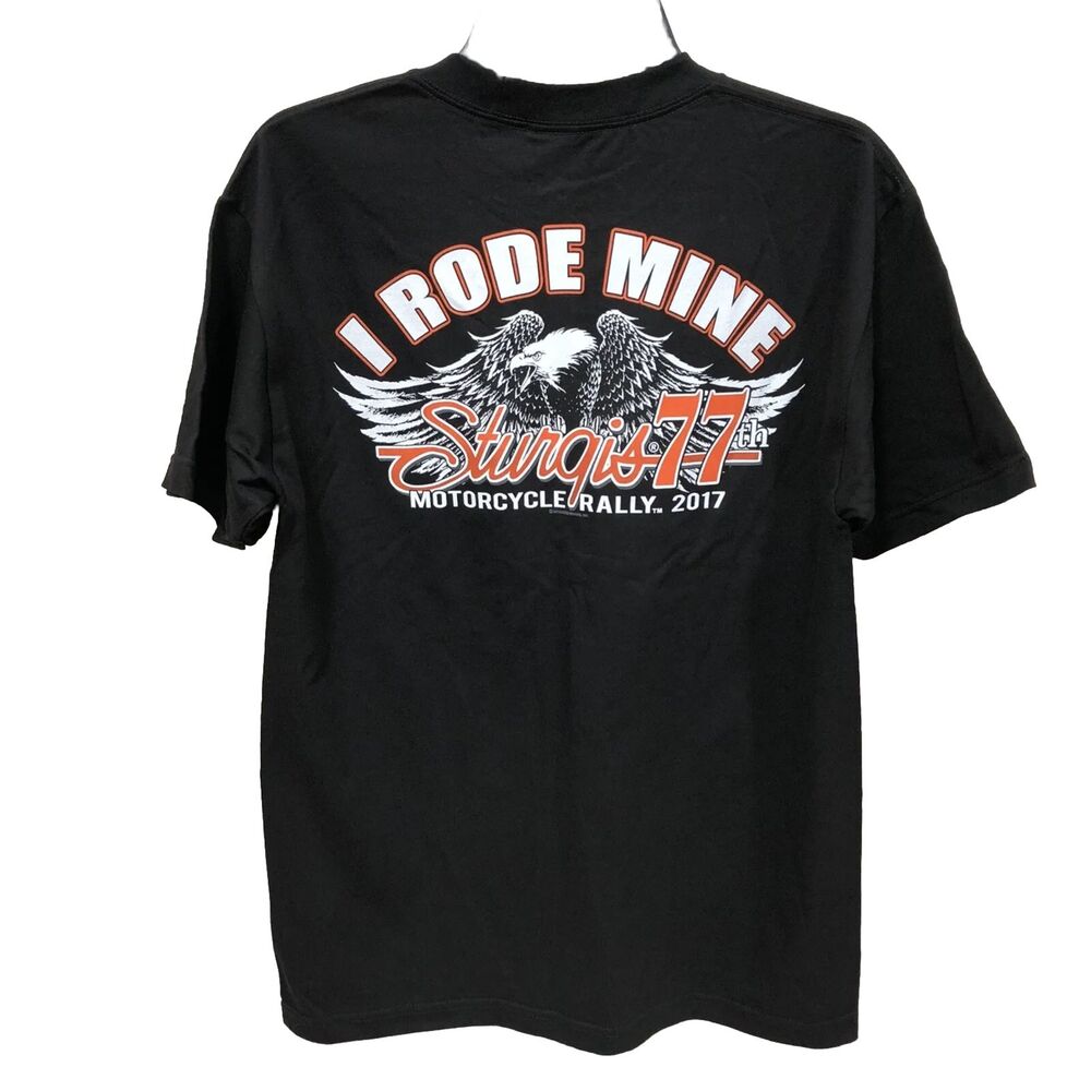 2017 STURGIS Indian Eagle Black Hills 77th Motorcycle Rally, T-SHIRT Medium